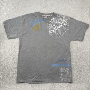 Vintage 90s 2000s y2K JOHNNY BLAZE Logo T-shirt Size XXL Streetwear Urban Baggy